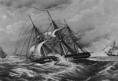 Fregatti Kreiser ja sloop Ladoga Amerikan rannikolla, 1900-1910 tekijältä Unbekannt