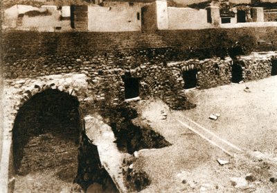 Suuri terassi criptoporticolla, Pompeji, Italia, 1900-luku tekijältä Unbekannt
