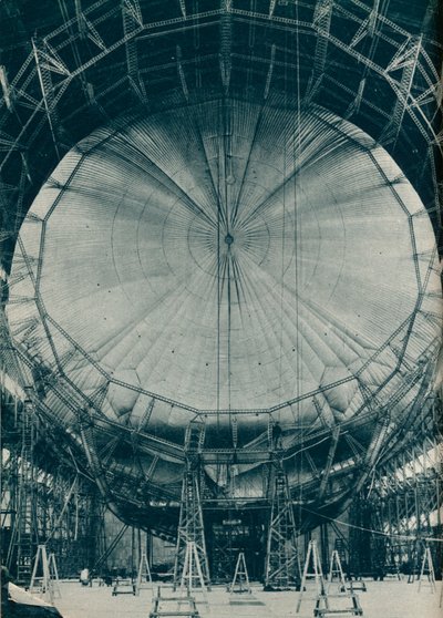 Ilmalaivan R101, c1929 c1937 sisäinen rakenne tekijältä Unbekannt