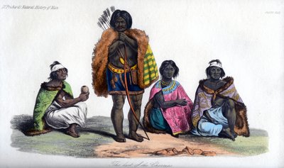Viimeinen Charruas, 1848 tekijältä Unbekannt