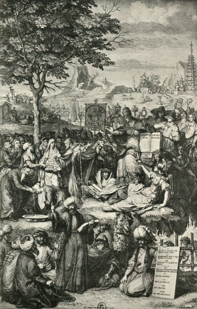 Tärkeimmät maailman uskonnot, c1723, 1908. tekijältä Unbekannt