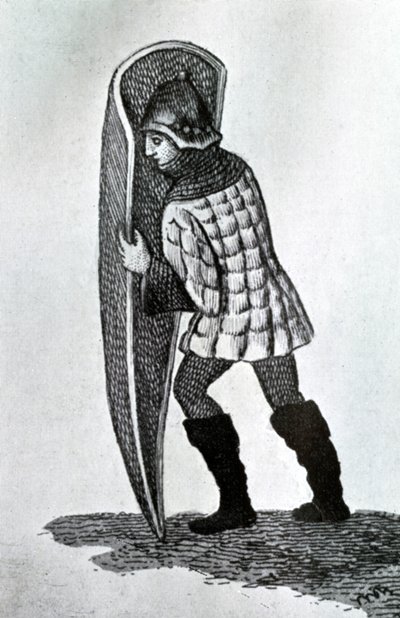 Sotilaallinen virtauspiste, 1400-luku, 1910 tekijältä Unbekannt