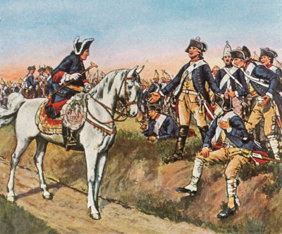 Hochkirchin hyökkäyksen jälkeisenä aamuna 14.10.1758, 1936. tekijältä Unbekannt
