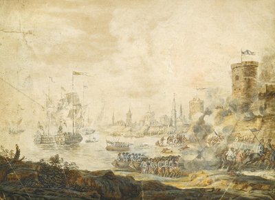 Chesman meritaistelu 5. heinäkuuta 1770, 1700-luvulla tekijältä Unbekannt