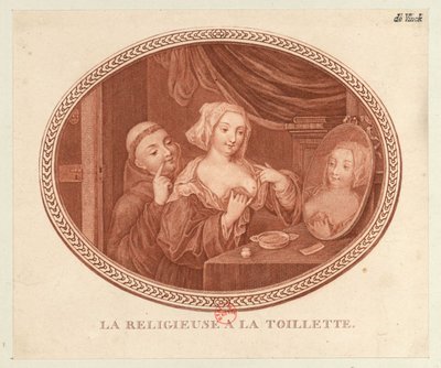 Nunna wc:ssä, 1770-1780. tekijältä Unbekannt