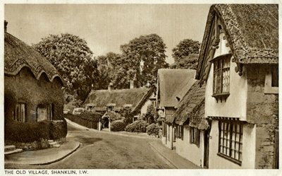 Vanha kylä, Shanklin, Isle of Wight, 1900-luku tekijältä Unbekannt