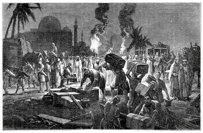 Maantie, Boulak, Egypti, 1900 tekijältä Unbekannt