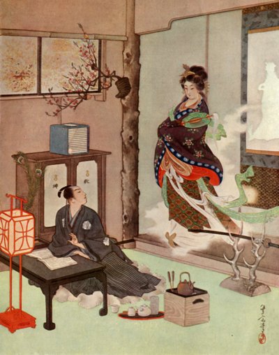 Kuva, jota hän niin paljon ihaili, oli itse asiassa ottanut elämän..., 1919. tekijältä Unbekannt