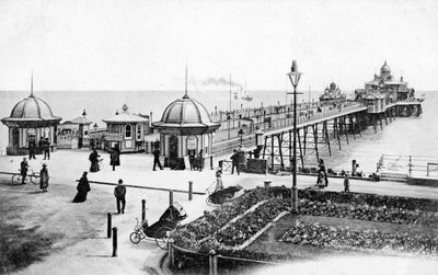Laituri Eastbournessa, East Sussexissa, 1900-1920-luvulla tekijältä Unbekannt