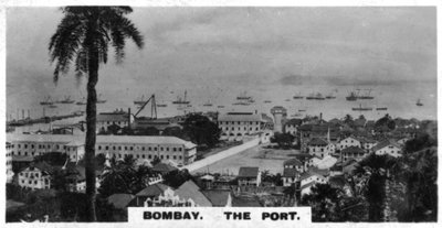 Satama, Bombay, Intia, vuodelta 1925 tekijältä Unbekannt