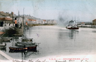 Boulognen satama, Ranska, 1904 tekijältä Unbekannt