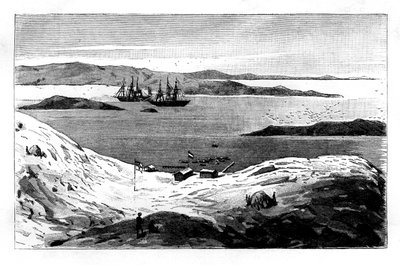 Angra Pequenan satama, Namibia, 1800-luku tekijältä Unbekannt