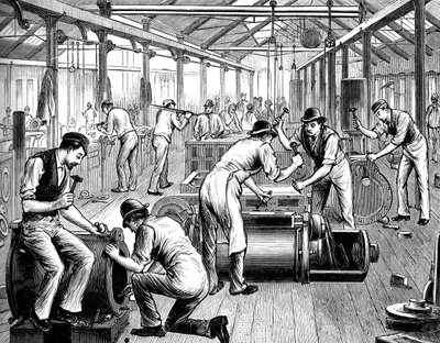 Pumppuliike Cornwallin tehtaalla, c1880 tekijältä Unbekannt