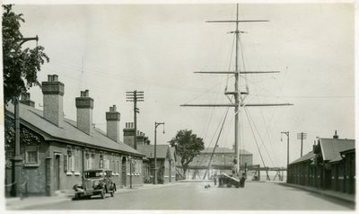 Quarterdeck, Royal Navy koulutuslaitos, Shotley, Suffolk, 1936 tekijältä Unbekannt