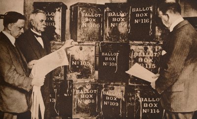 Toiset parlamenttivaalit 1924 1935 tekijältä Unbekannt