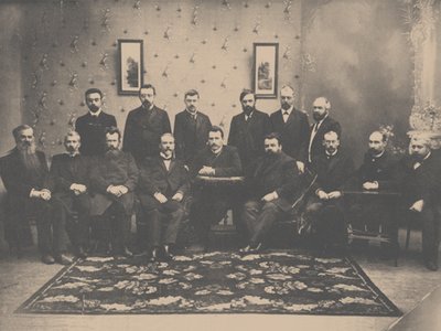 Perustuslaillisen demokraattisen puolueen istunto 1907 tekijältä Unbekannt