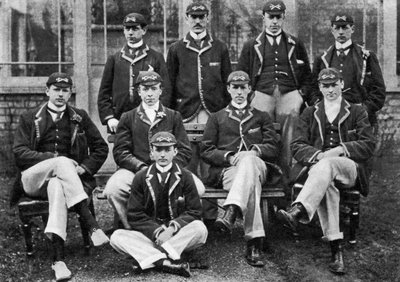 Voittaja Oxfordin venekilpailun miehistö, 1896 1937 tekijältä Unbekannt