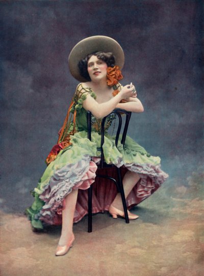 Variety-teatteri. - Paris Aux Varietes - Otero - Neiti Lise Berty, 1904. tekijältä Unbekannt