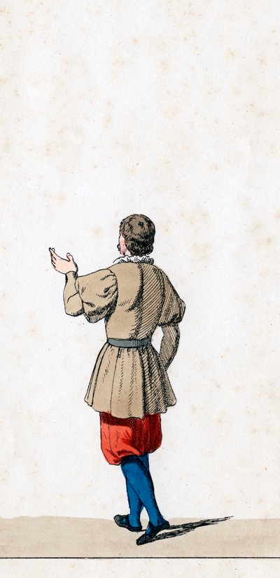 Teatterin pukusuunnittelu Shakespearen näytelmään Henry VIII, 1800-luku tekijältä Unbekannt