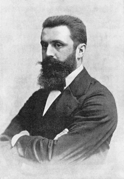 Theodor Herzl 1860-1904, sionistijohtaja tekijältä Unbekannt