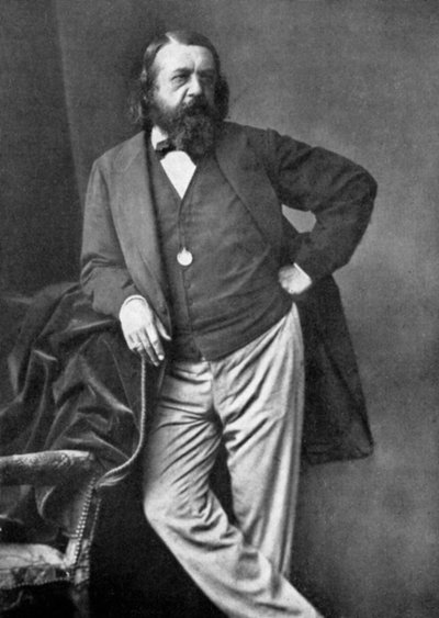 Theophile Gautier, ranskalainen runoilija, näytelmäkirjailija, kirjailija, toimittaja ja kirjallisuuskriitikko, 1800-luku tekijältä Unbekannt