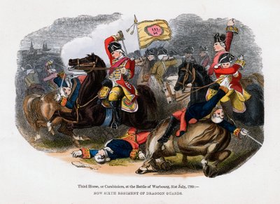 Kolmas hevonen eli karabiinit Warburgin taistelussa, 31. heinäkuuta 1760 tekijältä Unbekannt