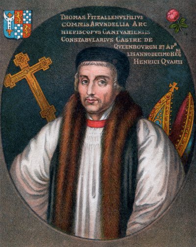 Thomas Arundel, Canterburyn arkkipiispa ja lordikansleri tekijältä Unbekannt
