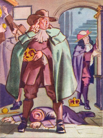 Thomas Blood yritti varastaa kruununjalokiviä Lontoon Towerista vuonna 1671 1937 tekijältä Unbekannt