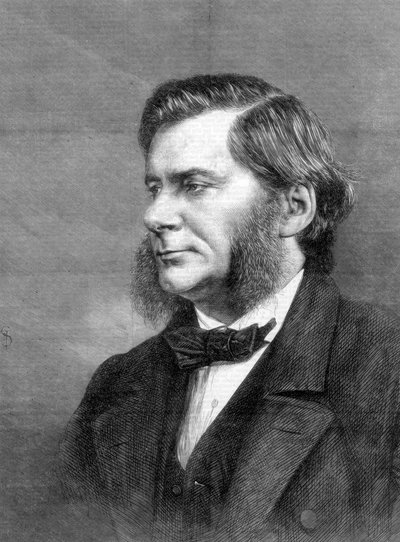 Thomas Henry Huxley, brittiläinen biologi, 1871 tekijältä Unbekannt