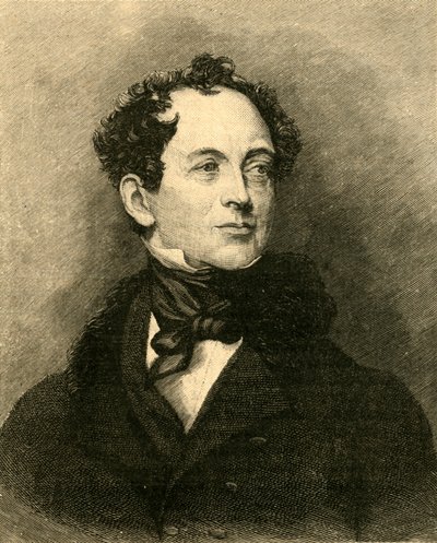 Thomas Moore, irlantilainen runoilija ja Lord Byronin elämäkerran kirjoittaja, c1829 c1890. tekijältä Unbekannt