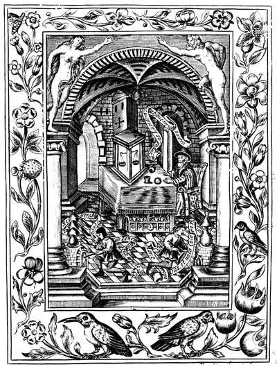 Thomas Nortonsin laboratorio, c1477 1652 tekijältä Unbekannt