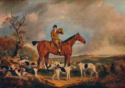 Thomas Oldaker Picklessä koirien kanssa, 1800-luku, 1922 tekijältä Unbekannt