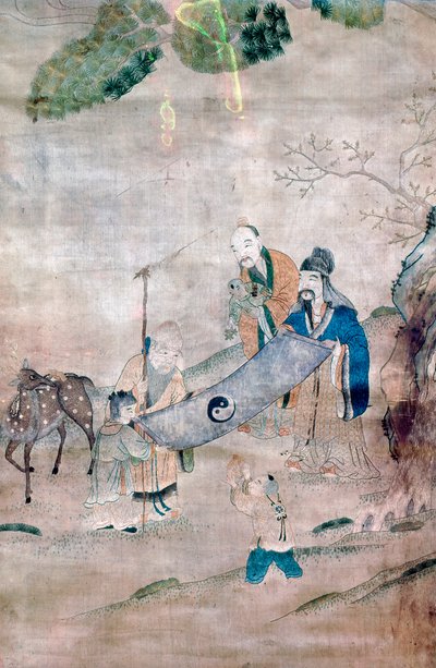 Kolme Tai Chin viisasta, kiina, 1600- tai 1700-luku tekijältä Unbekannt