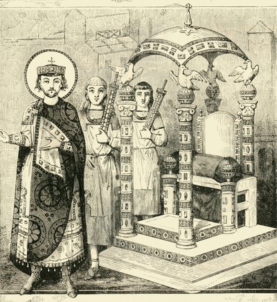 Bysantin keisarien valtaistuin, 1890. tekijältä Unbekannt
