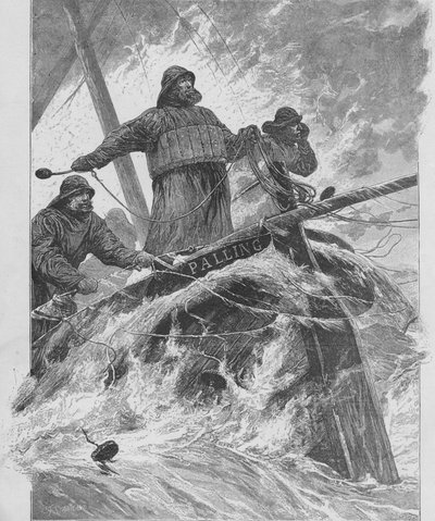 Elämänviivan heittäminen, 1890. tekijältä Unbekannt