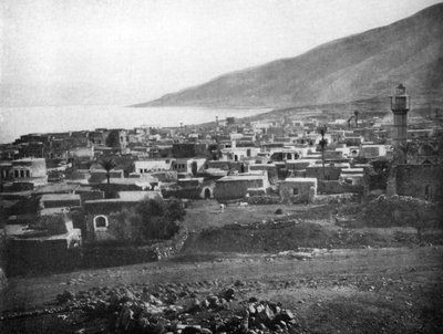 Tiberias ja Galilean järvi, 1926 tekijältä Unbekannt