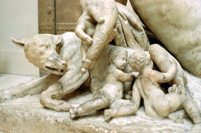 Tiberinus, roomalainen Tiber-joen jumala, 1. vuosisadalla jKr tekijältä Unbekannt