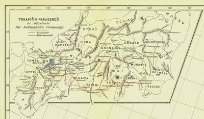 Tokaido & Nakasendo Sekigahara m Paigunille, 1903. tekijältä Unbekannt