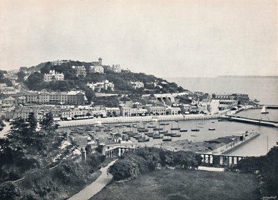 Torquay - Yleisnäkymä Waldron Hilliltä, 1895 tekijältä Unbekannt