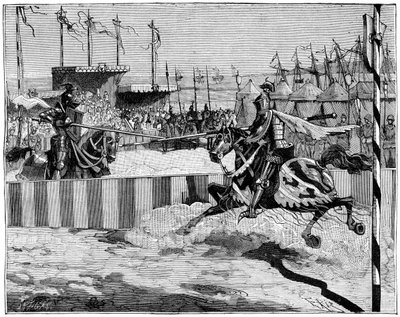 Ludvig II dAnjoun kruunajaisten turnaus, lähellä Calais