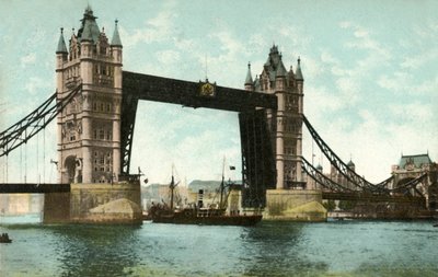 Tower Bridge, Lontoo, 1906. tekijältä Unbekannt