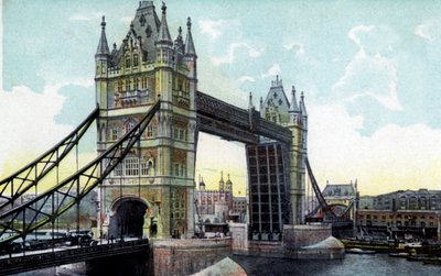 Tower Bridge, Lontoo, 1900-luku tekijältä Unbekannt