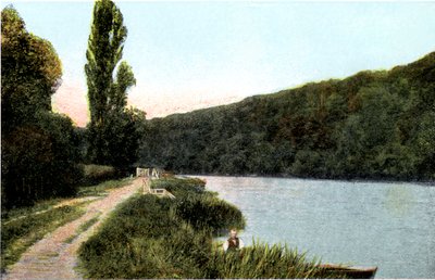 Hinauspolku Thamesin varrella, Maidenhead, Berkshire, 1900-luku tekijältä Unbekannt