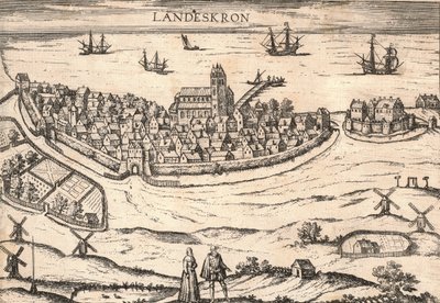 Landskronan kaupunki, Ruotsi, 1580-luku tekijältä Unbekannt