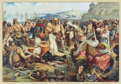Varhaisitäslaavilaisen valtion kauppa, 1800-luku tekijältä Unbekannt