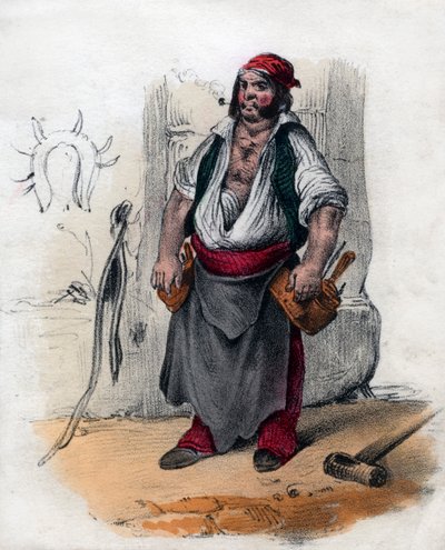 Kauppias, 1800-luku tekijältä Unbekannt