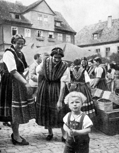 Perinteinen puku, Etelä-Saksa, 1936 tekijältä Unbekannt
