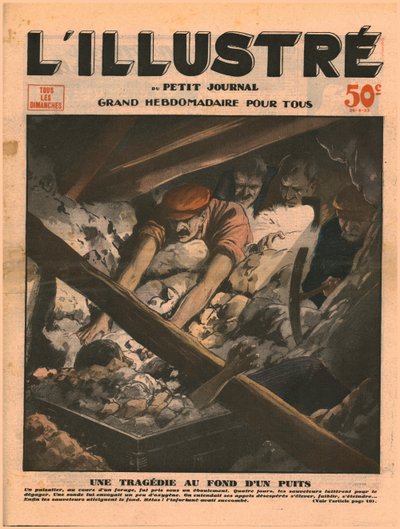 Tragedia kaivon pohjalla, 1932. tekijältä Unbekannt