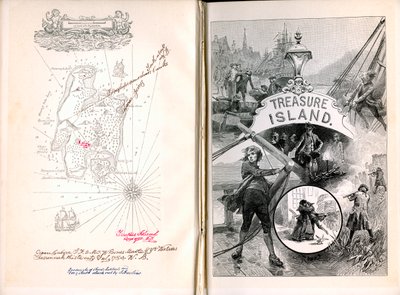 Treasure Island, Robert Louis Stevenson, 1886 tekijältä Unbekannt