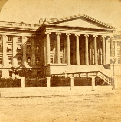 Valtiovarainministeriö, Washington, D.C., 1880-luku. tekijältä Unbekannt